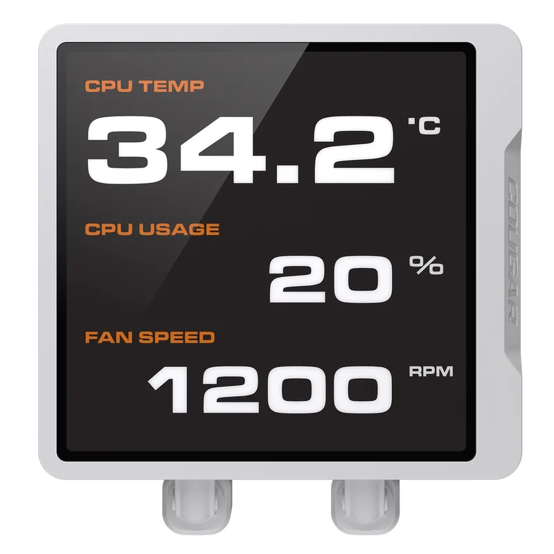 CPU Wasserkühlung Poseidon Vistek Pro 240,ARGB,Weiß de Cougar – jaquette