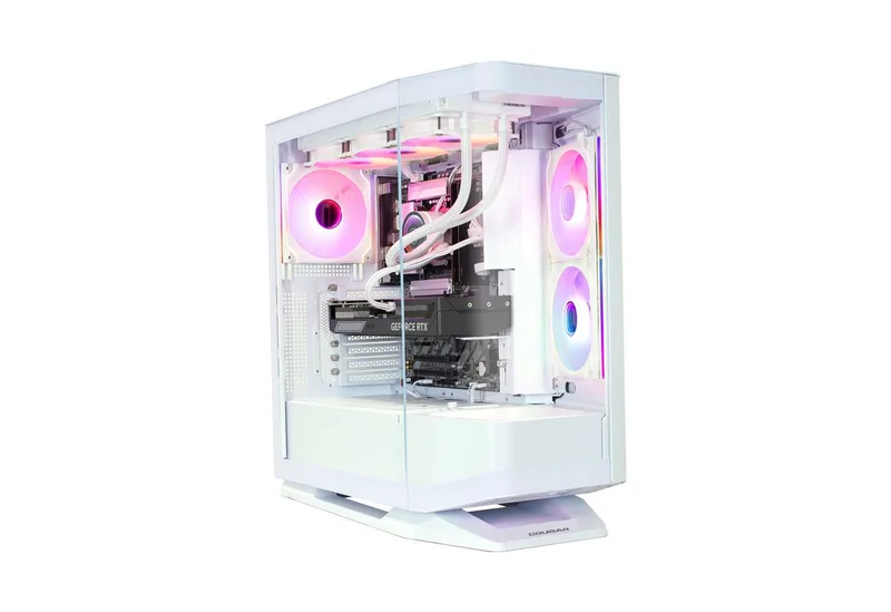 FV270 WT 7500 Intel Core Ultra 7 265KF RTX 5070Ti 32GB DDR5 1TB SSD Gaming-PC (Intel Core Ultra 7 265KF, RTX 5070Ti, 32 GB RAM, 1000 GB SSD, Wasserkühlung, Windows 11, DDR5 RAM) by Cougar, White – cover