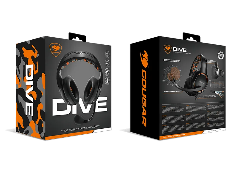 Gaming-Headset Dive, Kabelgebunden by Cougar – cover