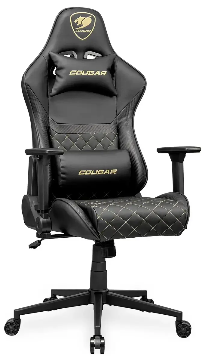 Gaming-Stuhl Armor One V2 Gold, Schwarz by Cougar – cover 2 of 2