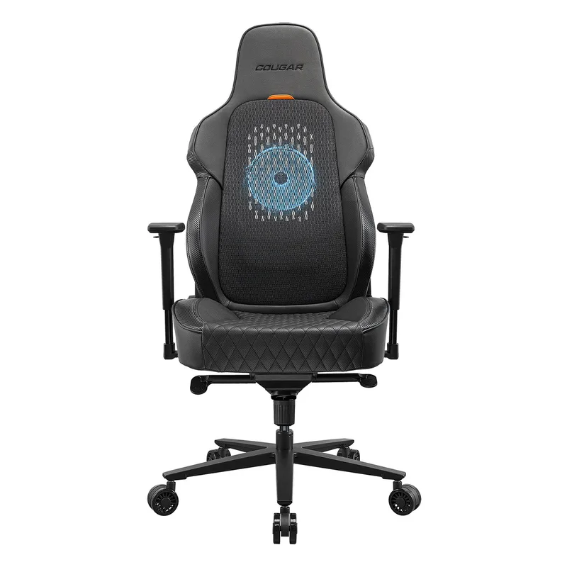Gaming-Stuhl NxSys Aero, ARGB Lüfter, Schwarz by Cougar – cover