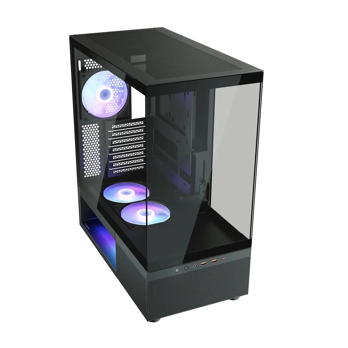Gehäuse Midi-Tower CFV220, ARGB, Glas, Schwarz de Cougar – jaquette
