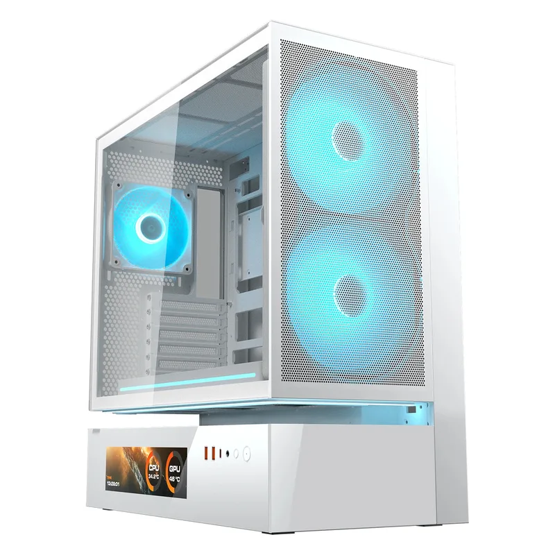 Gehäuse Midi-Tower CFV235 Vision, ARGB, Mesh, Weiß by Cougar – cover