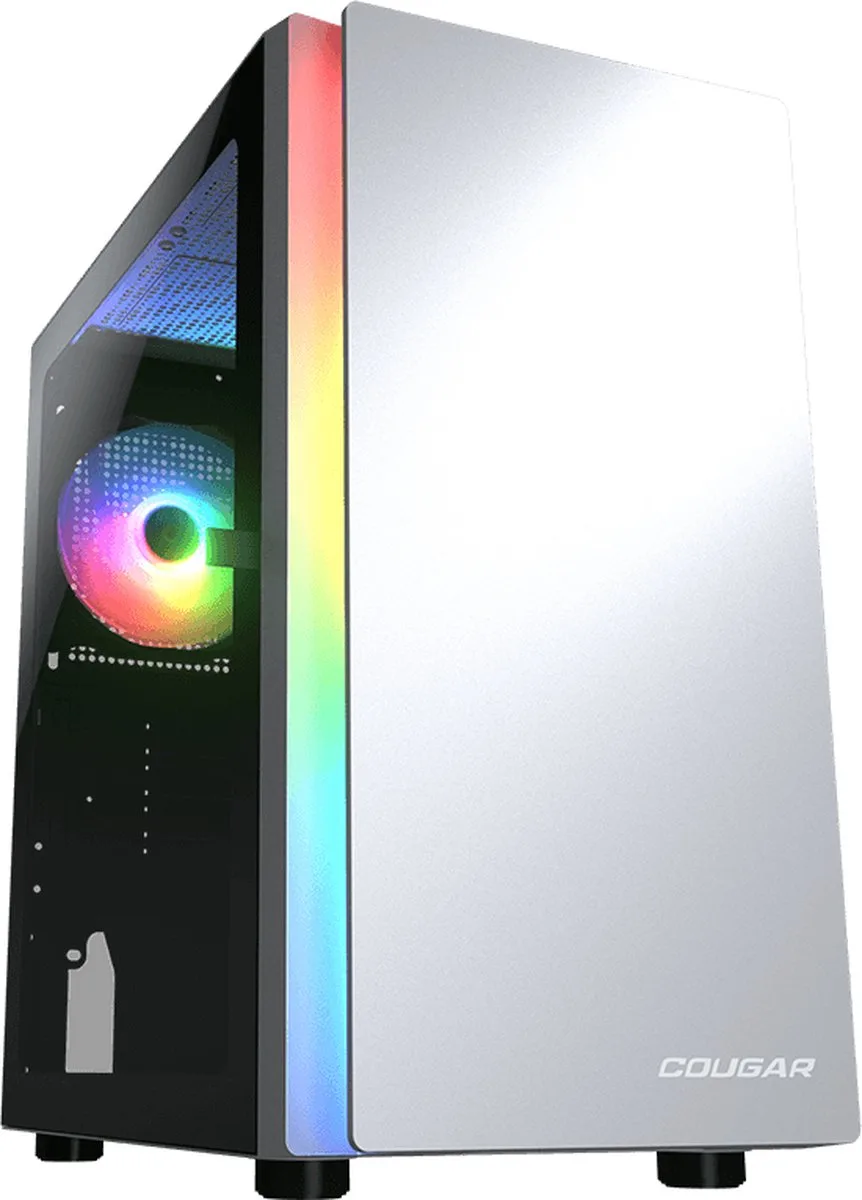 Boîtier Pc Purity Rgb de Cougar, Blanc – jaquette