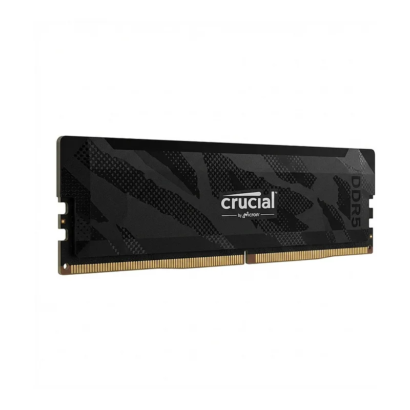 16GB Crucial Pro OC DIMM 288-PIN - 6400 MT/s / PC5-51200 - CL32 - 1.35 V - ungepuffert - Matte Stealth Black by Crucial – cover