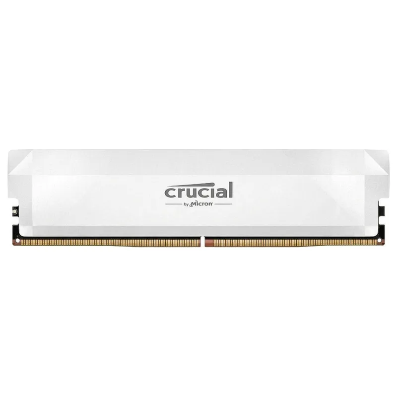 16GB Crucial Pro OC Modul DIMM 288-PIN - 6400 MT/s / PC5-51200 - CL32 - 1.35 V - ungepuffert - Schnee-Fuchs-Wei by Crucial – cover