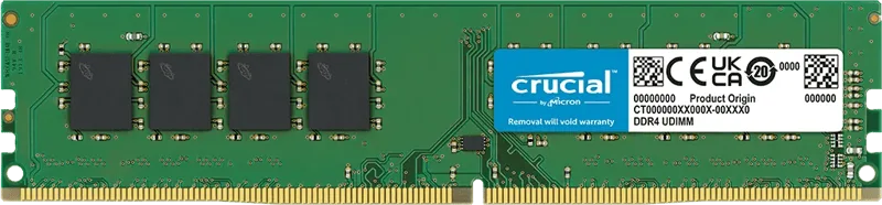 Crucial 16GB (1x 16GB) DDR4 DIMM 3200MHz CL22 XMP van Crucial – cover