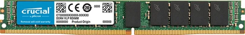 Crucial 16GB DDR4-2666 RDIMM VLP geheugenmodule 2666 MHz ECC by Crucial, Green – cover