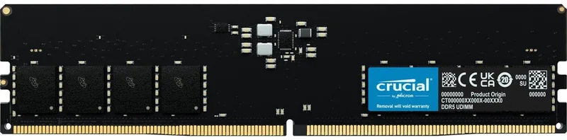 CT16G48C40U5 - RAM-geheugen - DDR5 - 16GB - 1x 16GB - DIMM - 4800MHz van Crucial – cover