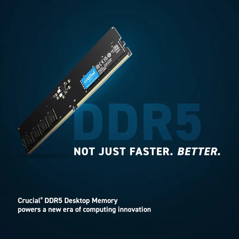 CT2K8G48C40U5 - RAM-geheugen - DDR5 - 16GB - 2x 8GB - DIMM - 4800MHz van Crucial – cover