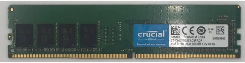 CT4G4DFS8213 4GB DDR4 2133MHz (1 x 4 GB) by Crucial – cover