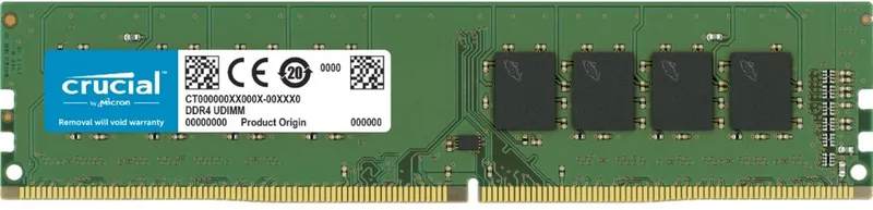 CT8G4DFRA32A - RAM-geheugen - 8GB - DDR4 - DIMM - 3200MHz - 1 x 8 GB van Crucial – cover