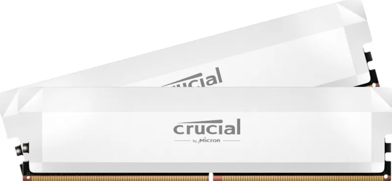DDR5 64GB PC 6400 CL36 KIT (2x32GB) Crucial Pro white i intern retail de Crucial – jaquette