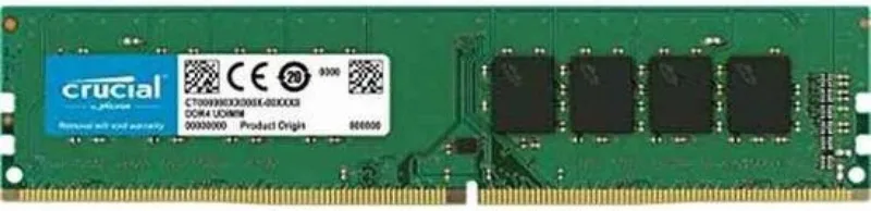 RAM-geheugen - CT8G4DFS824A - 4GB - DDR4 - DIMM - 2400MHz - 1 x 4 GB de Crucial – jaquette
