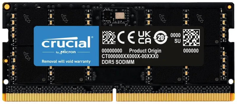 SO DDR5 32GB PC 4800 CL40 Crucial Value 1,1V retail by Crucial – cover