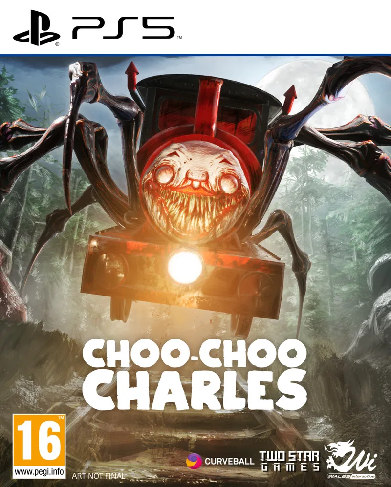 Choo Choo Charles van Curveball Publishing, PS5 – cover