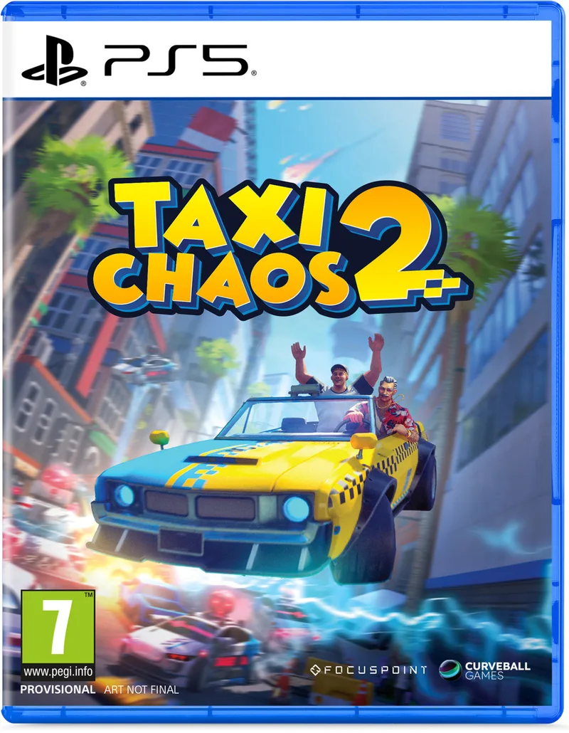 Taxi Chaos 2 by Curveball Publishing, PS5 – cover