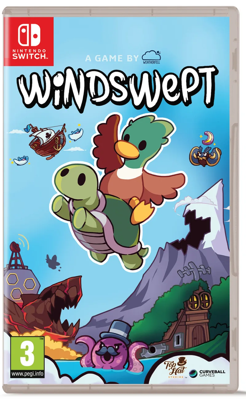 Windswept van Curveball Publishing, Nintendo Switch – cover