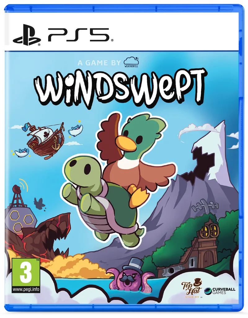 Windswept van Curveball Publishing, PS5 – cover