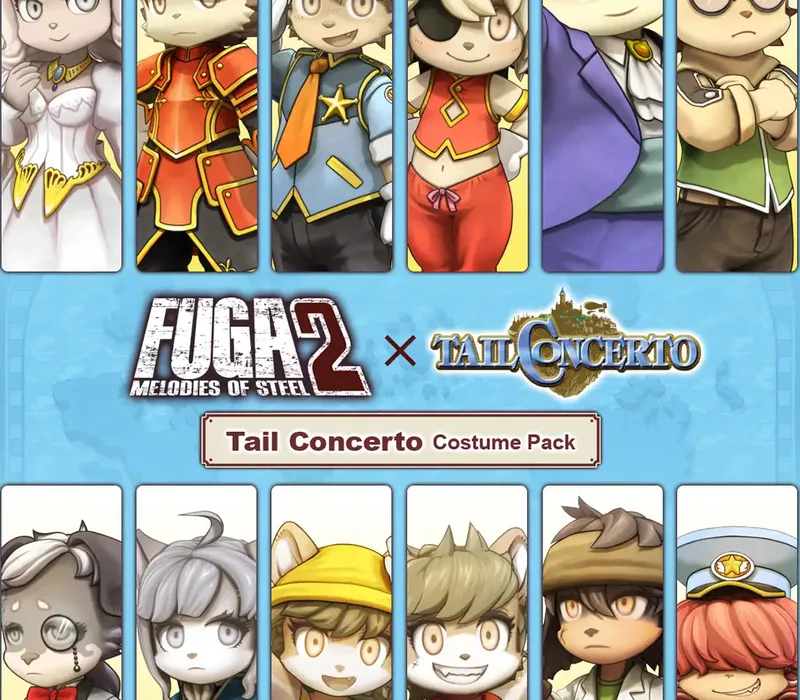Fuga: Melodies of Steel 2 – Tail Concerto Costume Pack DLC by CyberConnect2 – cover