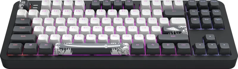 ALU Bushido - Mechanisch Gaming Toetsenbord ANSI van Dark Project, Wit – cover