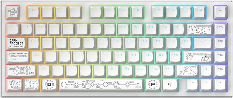 ALU Terra Nova - Mechanisch Gaming Toetsenbord ANSI (UA) - Wit van Dark Project, Wit – cover