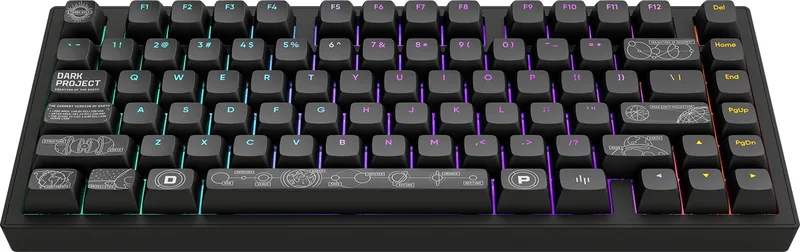 ALU Terra Nova R2 - Draadloos Mechanisch Gaming Toetsenbord ANSI van Dark Project, Zwart – cover