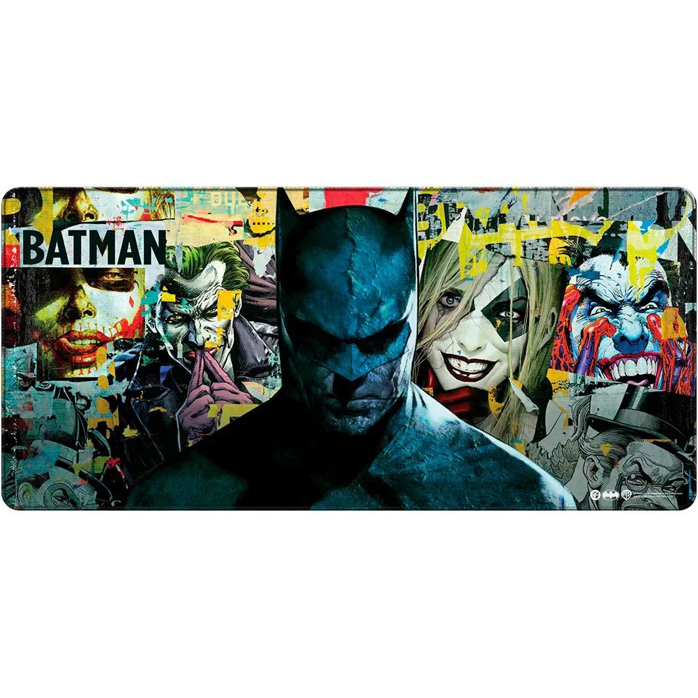 Torn Collage Batman And Villains Muismat de Dark Project – jaquette
