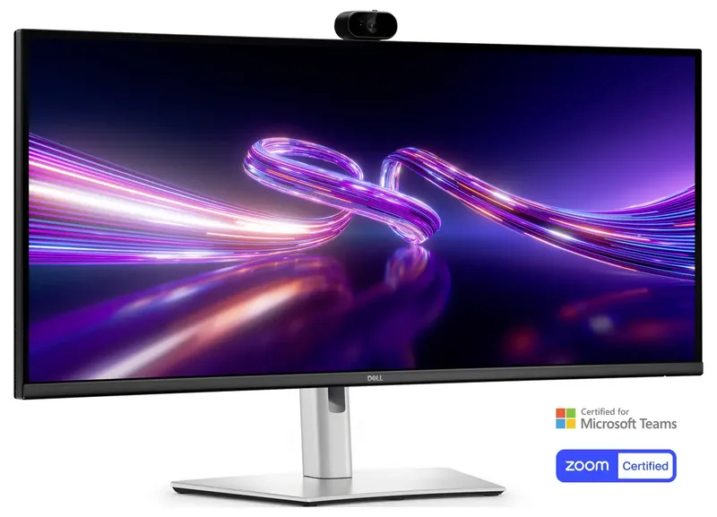 DELL-P3426WEV - Computermonitor fra Dell, Sort, Sølv – cover 2 af 2