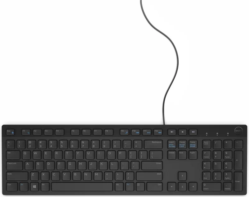 KB216 toetsenbord USB Brits Zwart van Dell, Zwart, US – cover