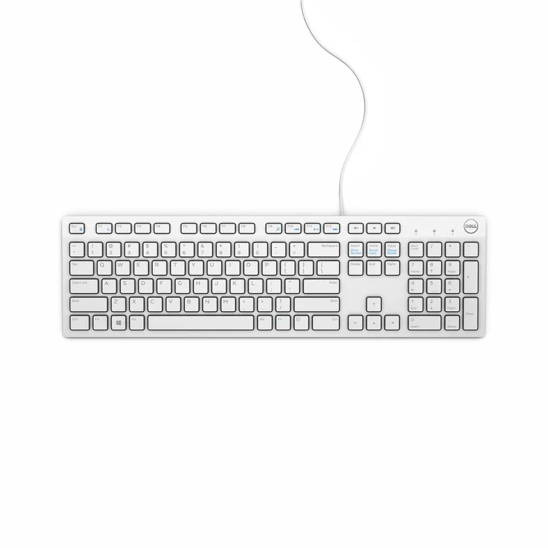 KB216 toetsenbord USB Wit de Dell, Blanc, DE – jaquette