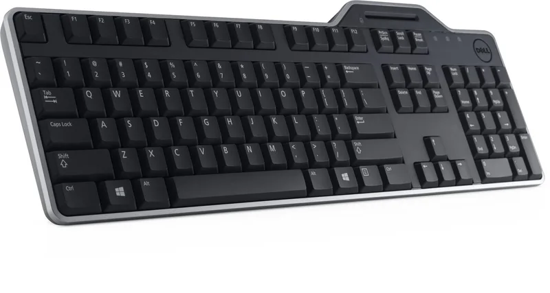 KEYBOARD: V.S./Europa Dell KB813 Smartcard-toetsenbord de Dell, Noir, US – jaquette