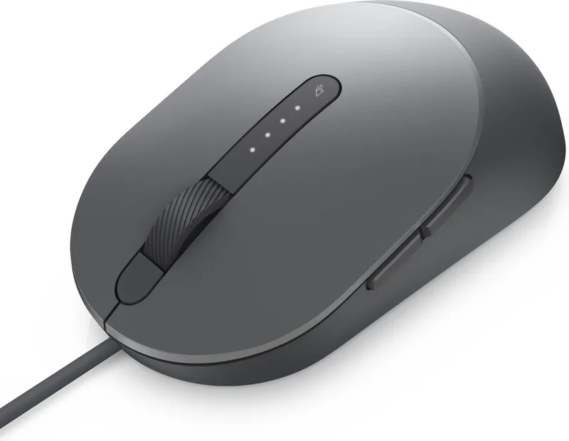 MS3220 muis Ambidextrous USB Type-A Laser 3200 DPI de Dell, Gris – jaquette