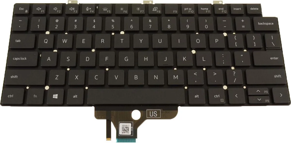 Notebook keyboard for Dell Latitude 13 5320 5330 7320 with backlit van Dell – cover
