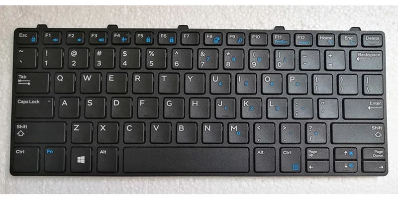 Notebook keyboard for Dell Latitude 3180 3189 3380 Deletel key Assemble de Dell – jaquette