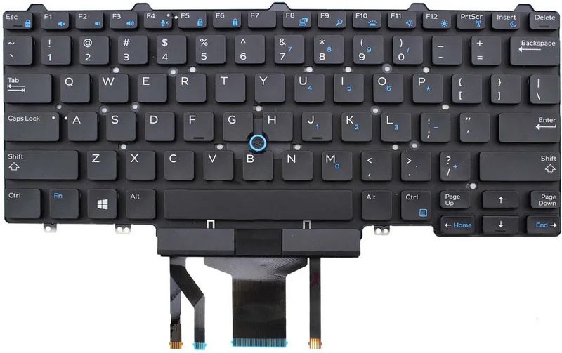Notebook keyboard for Dell Latitude E5450 E5470 E7450 Backlit without Frame de Dell – jaquette