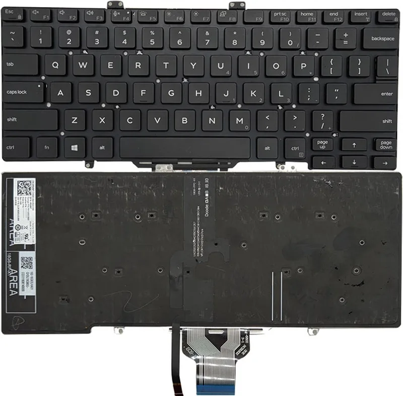 Notebook keyboard for Dell Latitude L3400 5400 7400 5410 with backlit de Dell – jaquette