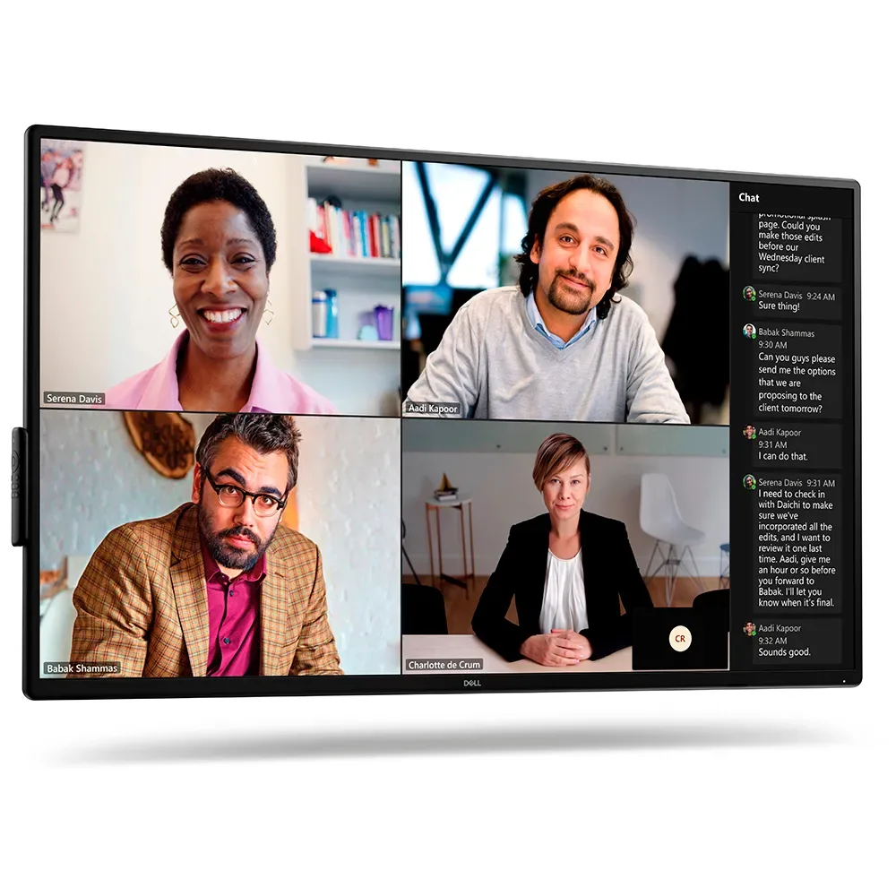 Écran P5525qc 55´´ 4k Lcd de Dell – jaquette