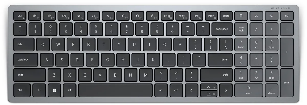 Pro Plus compact toetsenbord - KB740 by Dell, Grey, Black, IT – cover