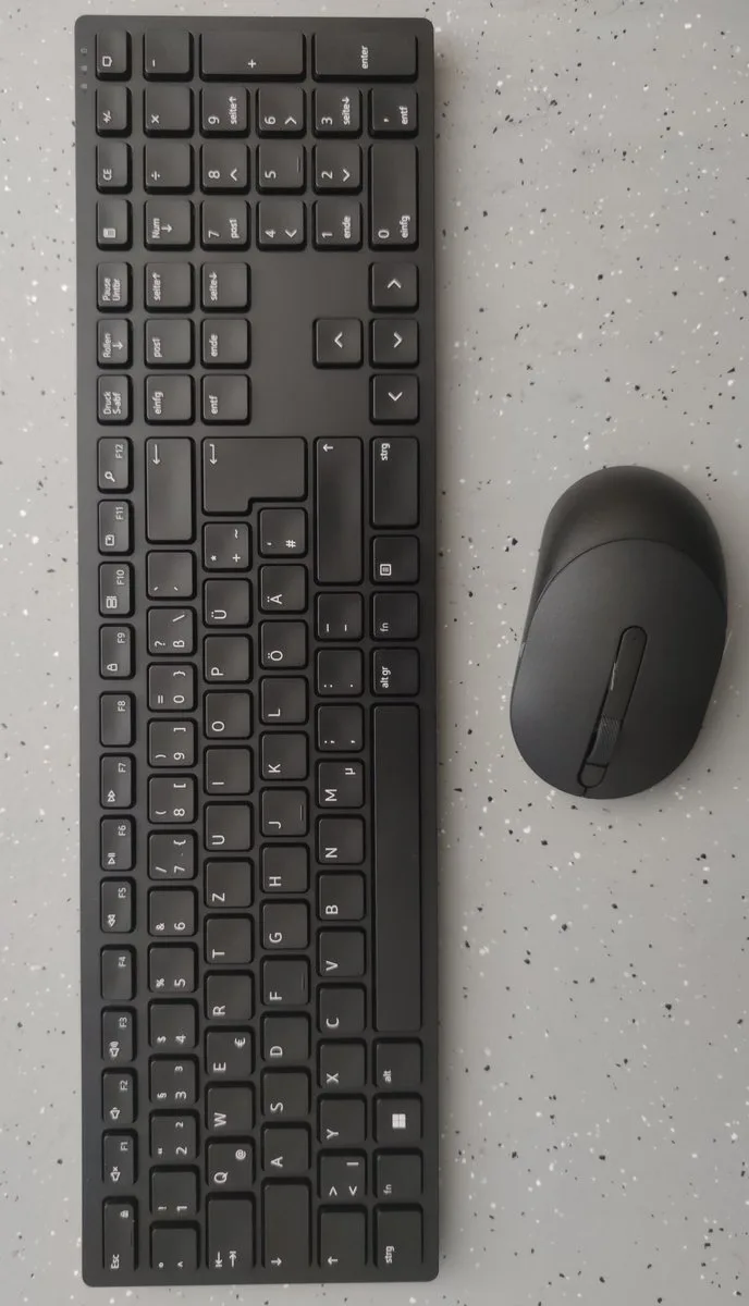 PROFESSIONAL WIRELESS KEYBOARD Qwertzu 580-AJRD by Dell, Black, DE – cover
