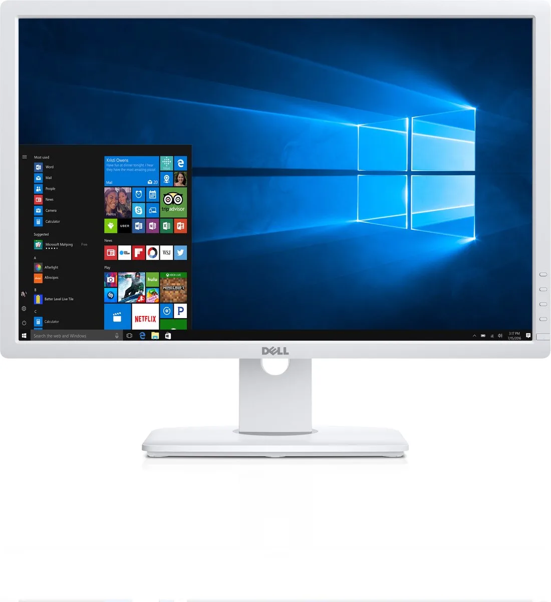 U2412M -WUXGA - IPS Monitor - 24 inch by Dell, Silver – cover