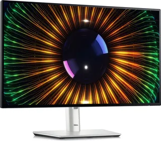 UltraSharp U2424H - Monitor - 23.8 inch - 120Hz - IPS - USB-C Hub de Dell, Noir, Argent – jaquette 1 sur 2