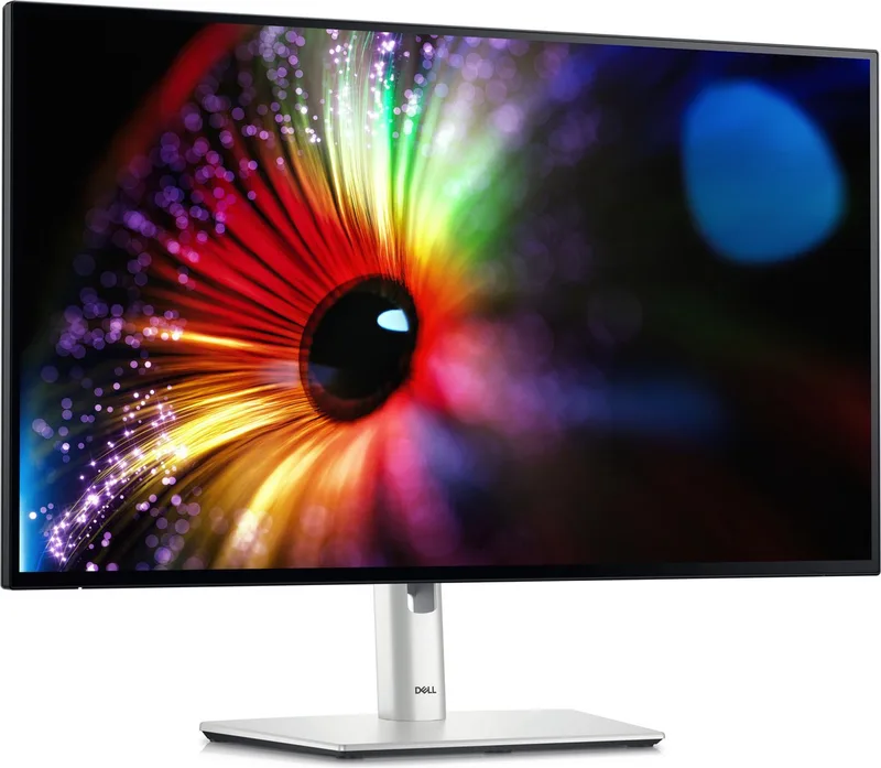 UltraSharp U2724D computer monitor 68,6 cm (27") 2560 x 1440 Pixels Quad HD LCD Zilver de Dell, Noir – jaquette