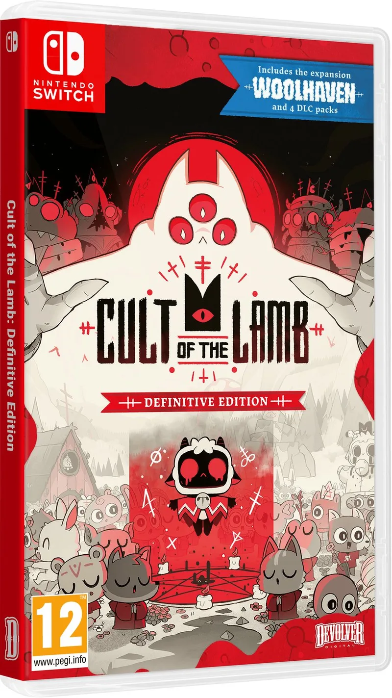 Cult of the Lamb Definitive Edition by Devolver Digital, Nintendo Switch – cover