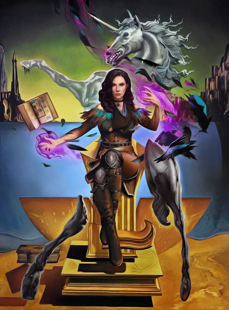 The Witcher Art Print - Yennefer Dali Art (30x40cm) van Devplus – cover