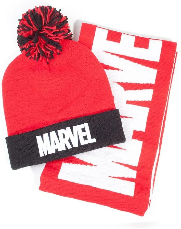 Marvel - Marvel Beanie & Scarf Gift Set van Difuzed – cover