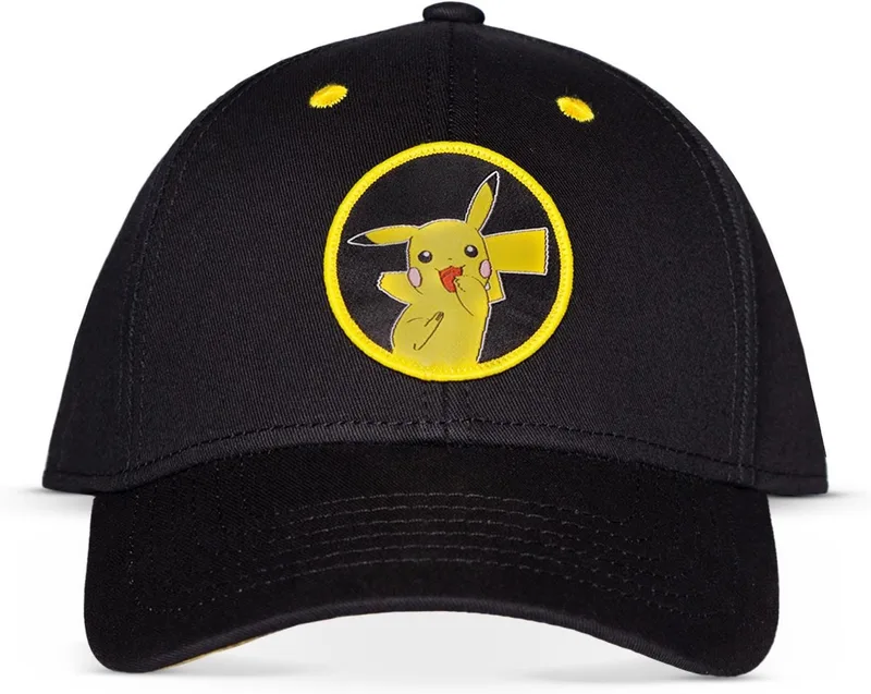 Pokémon - Men's Adjustable Cap Pikachu Black by Difuzed – cover