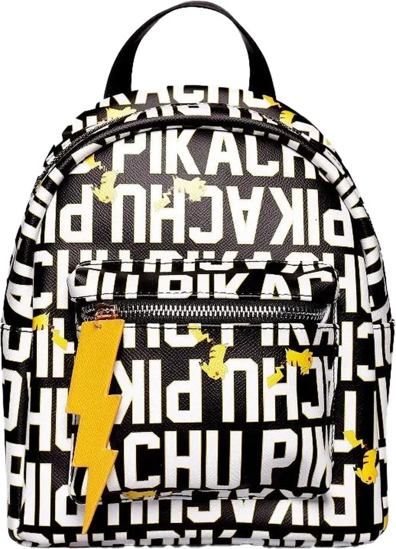Pokemon - Pikachu Lettering Mini Backpack - Zwart van Difuzed – cover