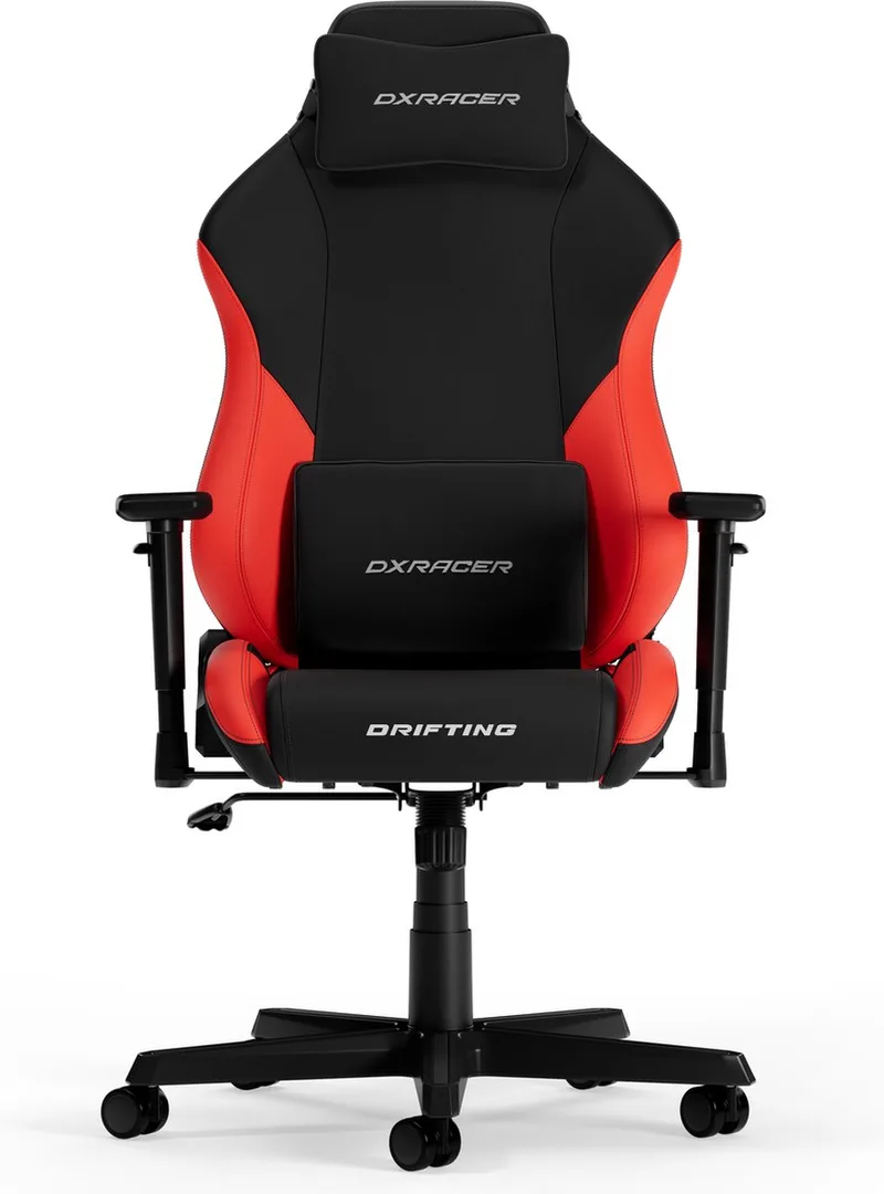 Drifting L - EPU Leather Gamestoel - Bureaustoel - Zwart/Rood van DXRacer, Zwart – cover