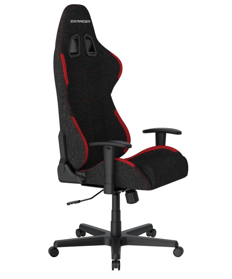 Gaming Chair DXRACER Gaming & Bürostuhl, Formula Serie, Stoffbezug, FD01 van DXRacer, Rood, Zwart – cover 4 van 5